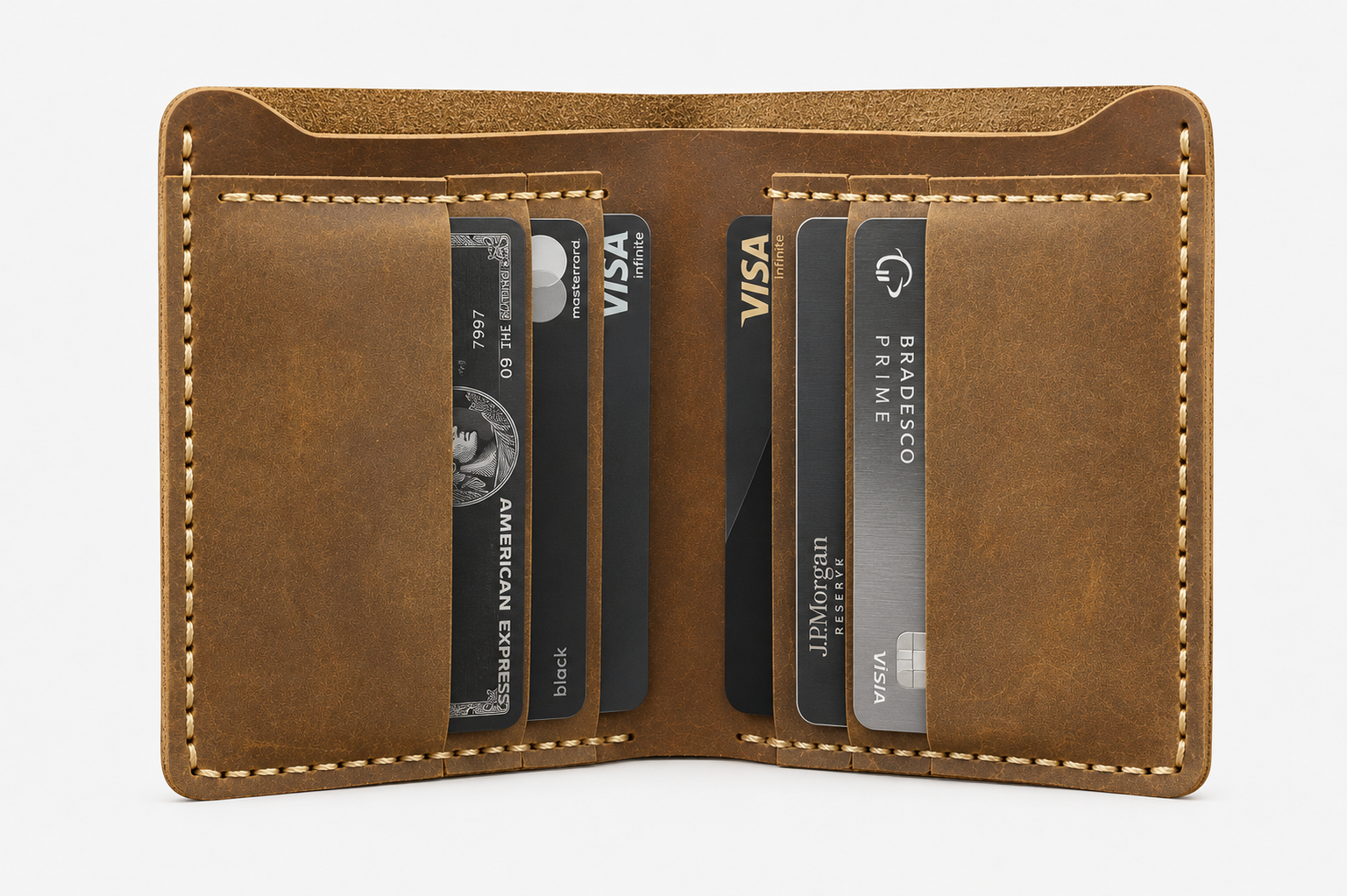 Norven Crazy Horse Leather Wallet