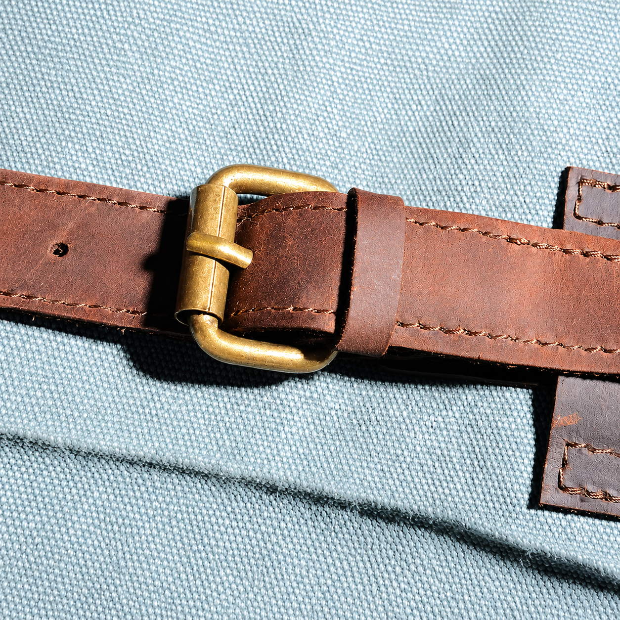 Norven Vintage Canvas & Leather Backpack