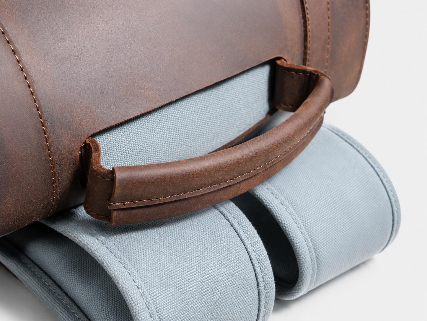 Norven Vintage Canvas & Leather Backpack