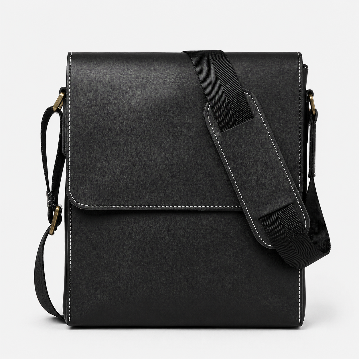 Norven Leather Crossbody Bag