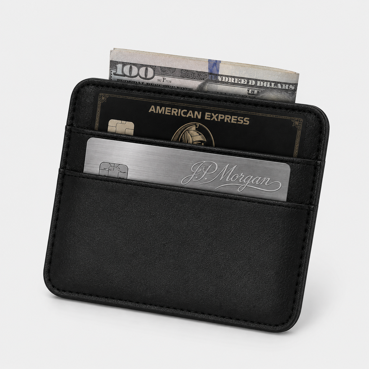 Norven Slim Leather Card Holder