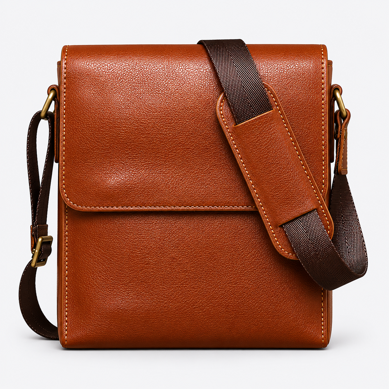Norven Leather Crossbody Bag